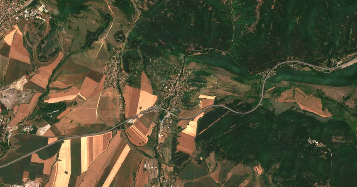 Satelitska karta: Elešnica