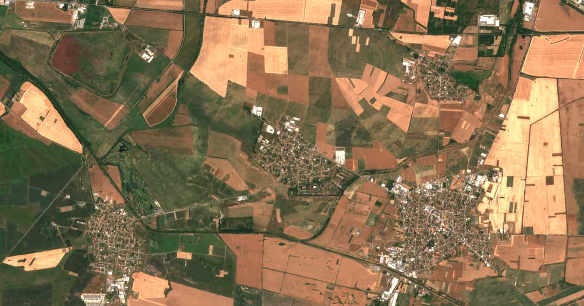 Satelitska karta: Musačevo