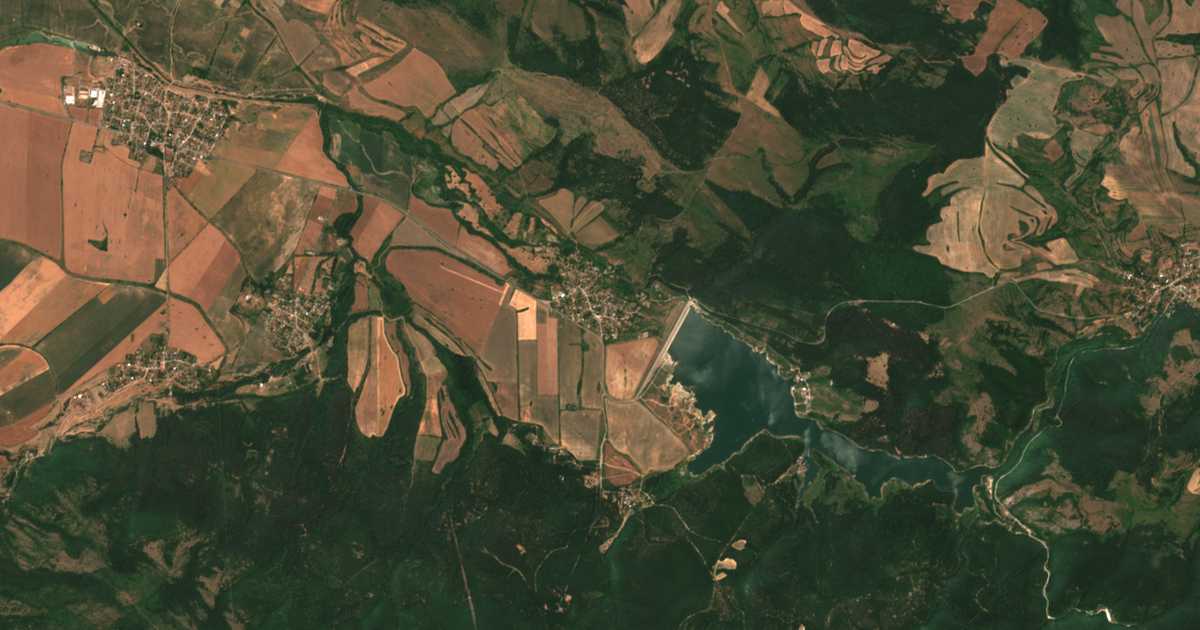 Satelitska karta: Ognjanovo