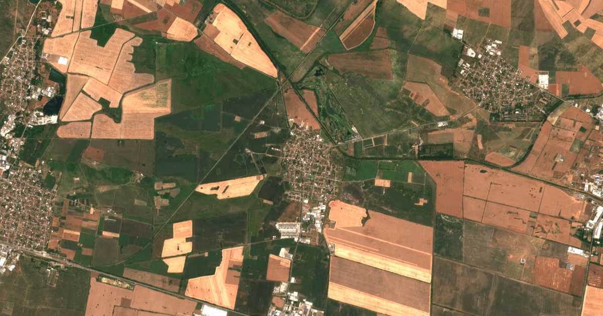 Satelitska karta: Ravno Pole