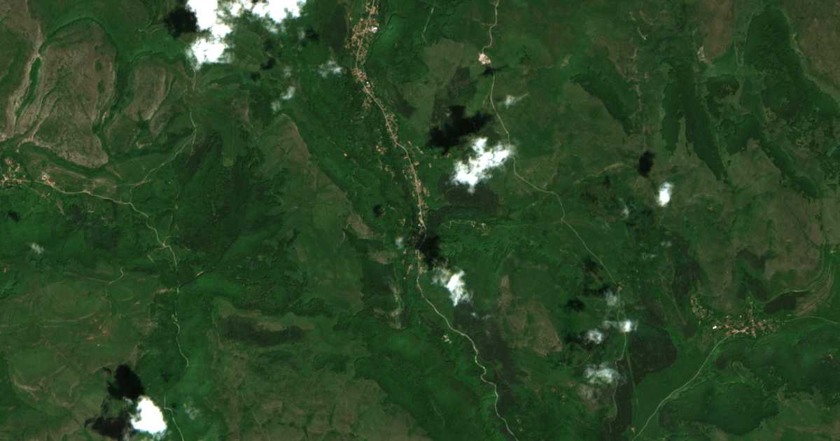 Satelitska karta: Ginci