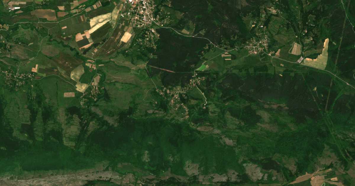 Satelitska karta: Lopušnja