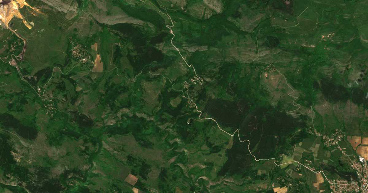 Satelitska karta: Ropot