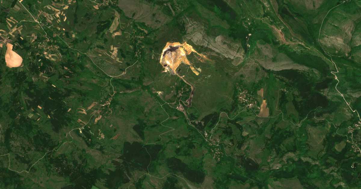 Satelitska karta: Staninci
