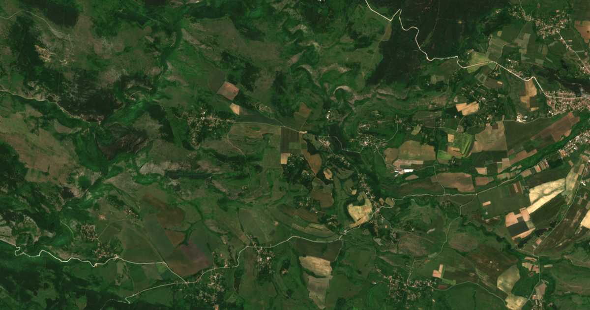 Satelitska karta: Tuden