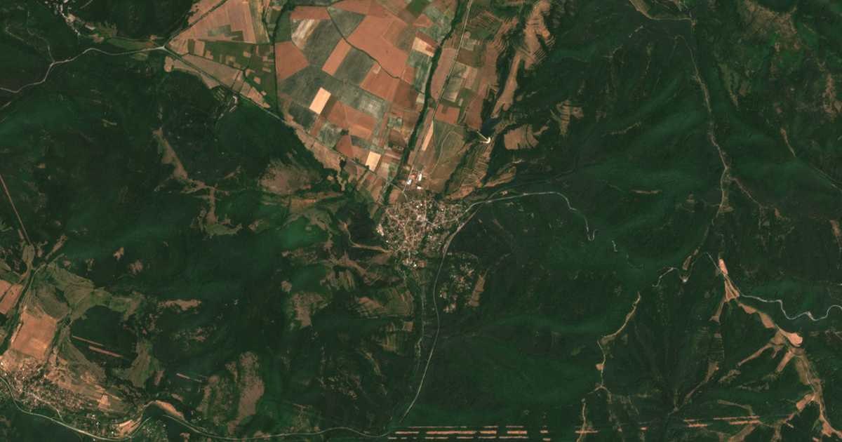 Satelitska karta: Dolno Kamarci