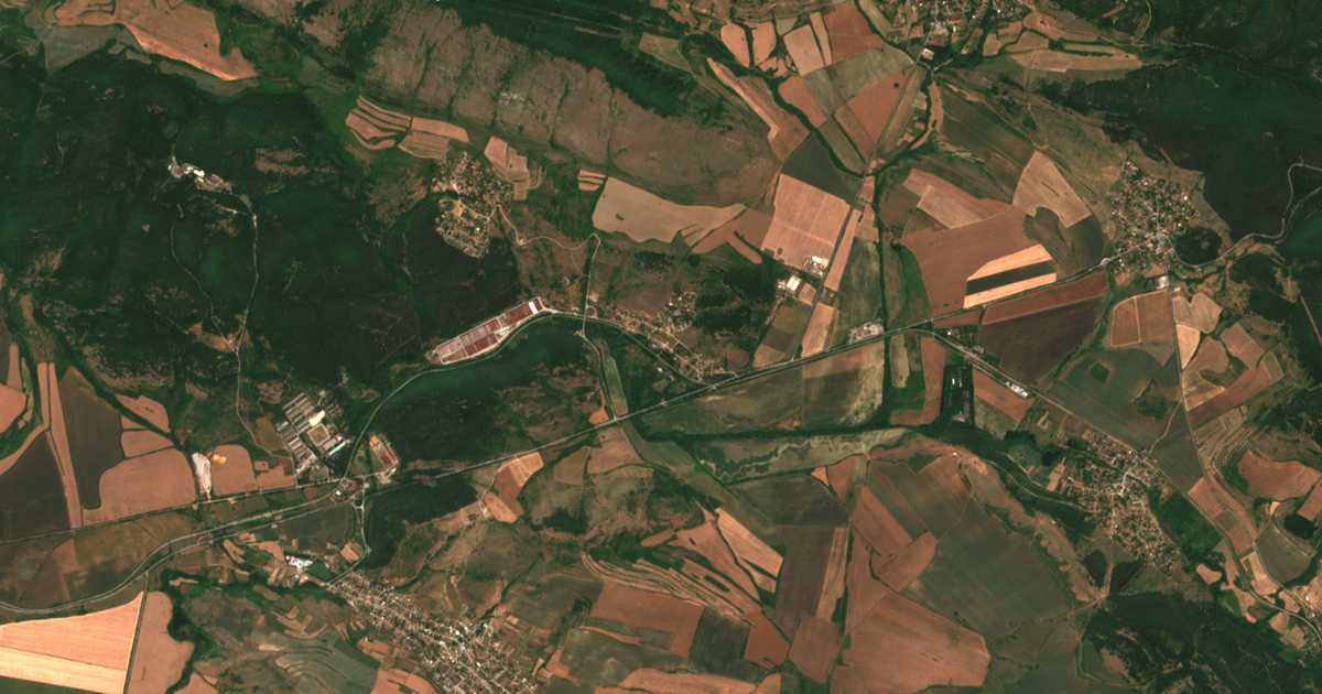 Satelitska karta: Neguševo