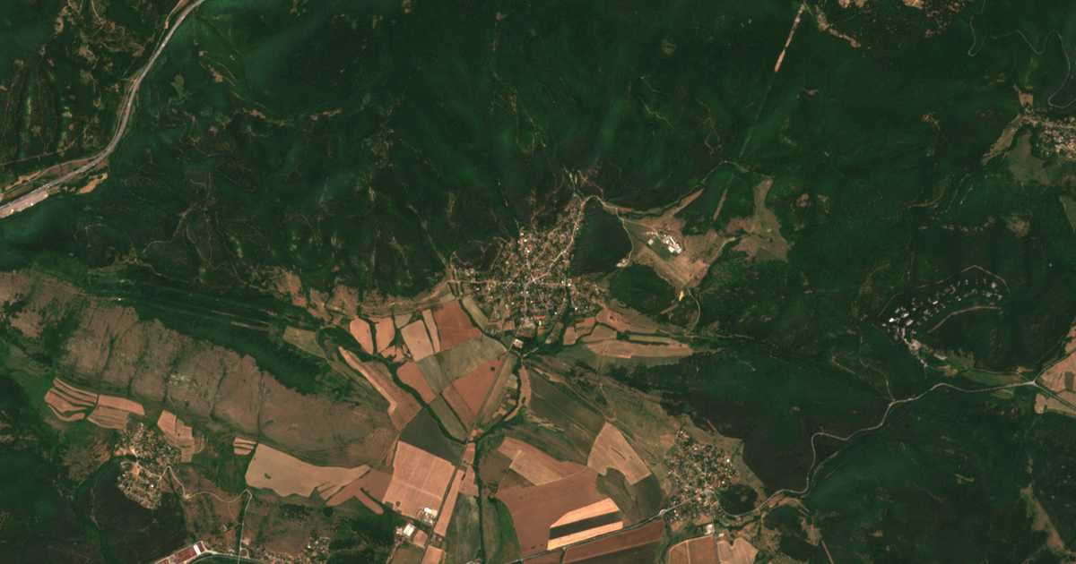 Satelitska karta: Osoica