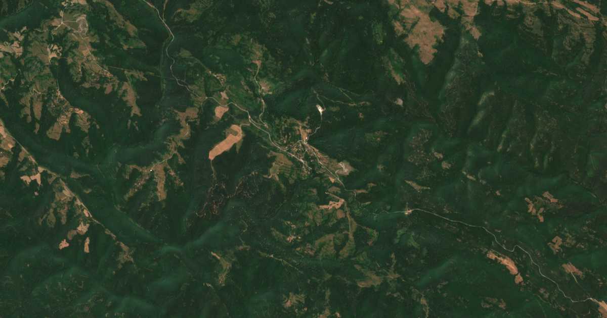 Satelitska karta: Belica