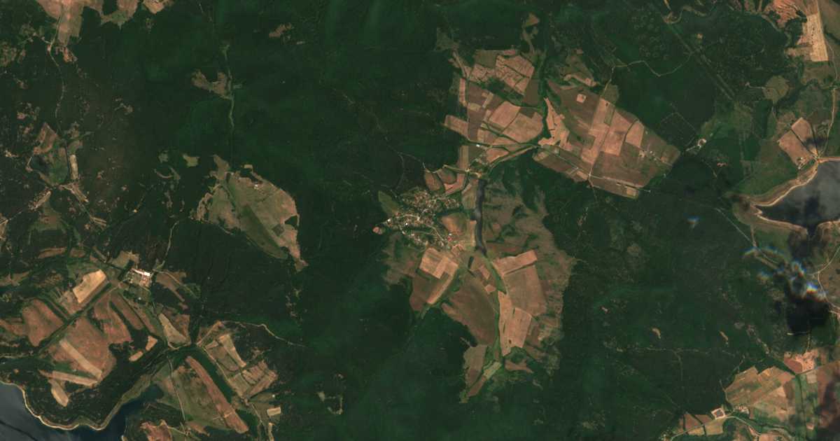 Satelitska karta: Borika