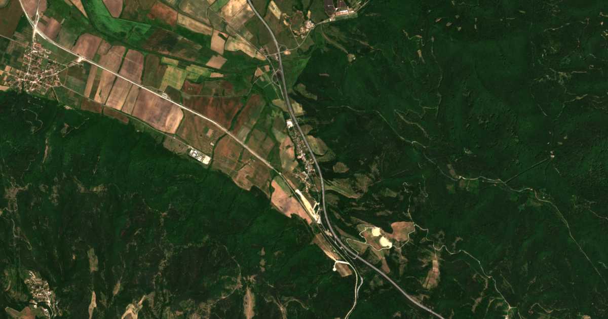 Satelitska karta: Mirovo