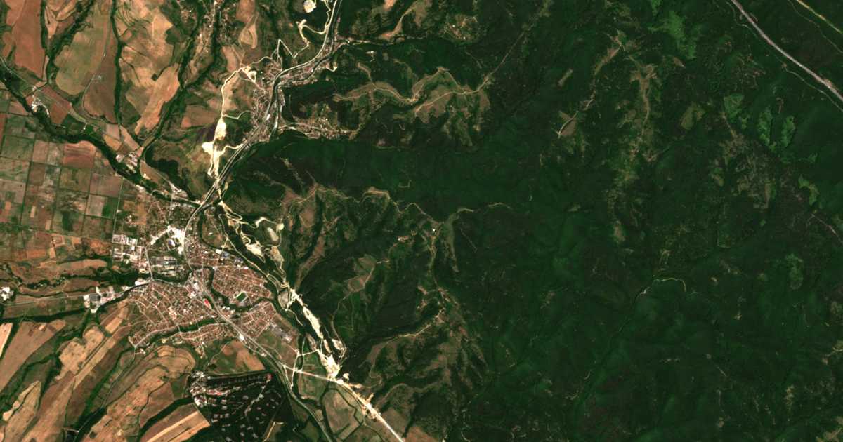 Satelitska karta: Dolna Vasilica