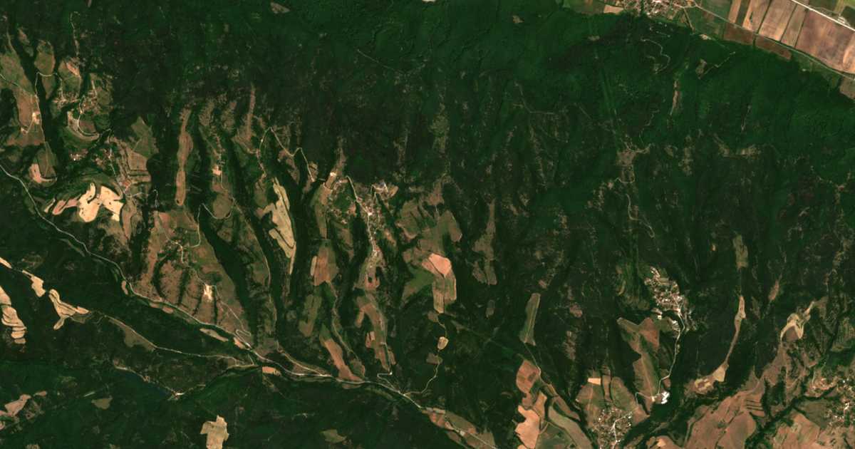 Satelitska karta: Podgorie