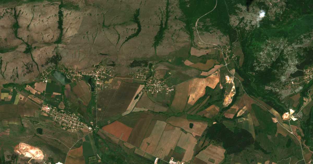 Satelitska karta: Bogjovci