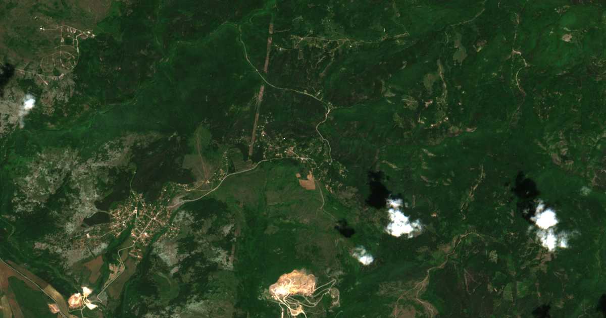 Satelitska karta: Caričina