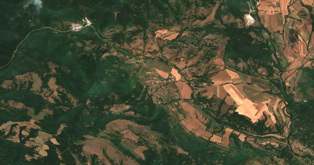 Satelitska karta: Smolsko