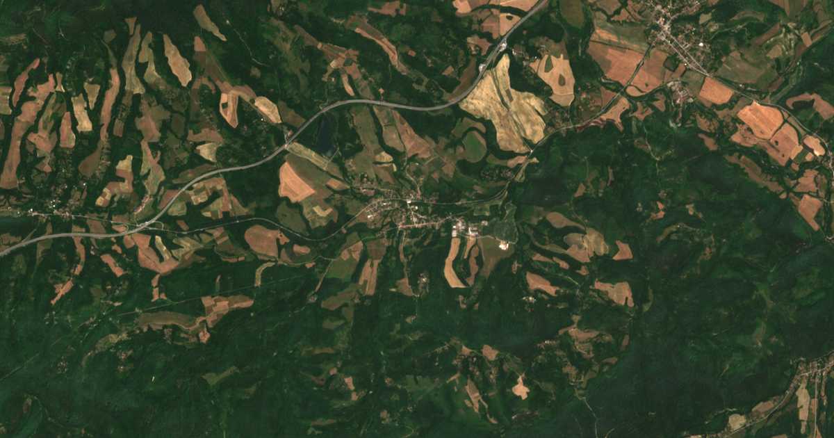 Satelitska karta: Osikovica