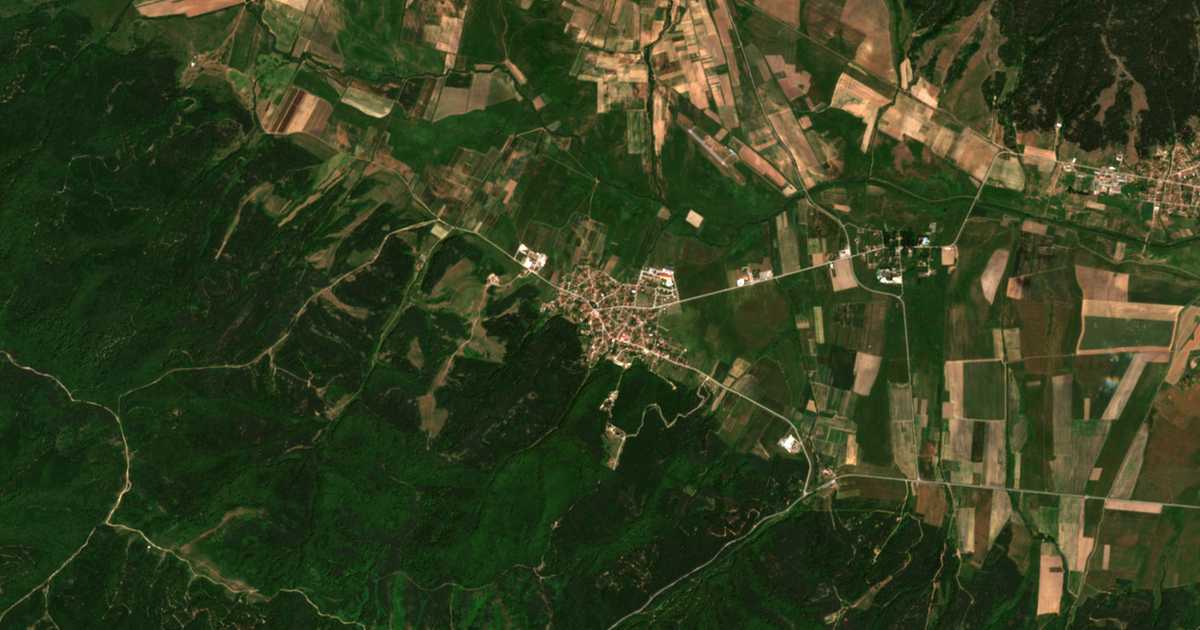 Satelitska karta: Belčin