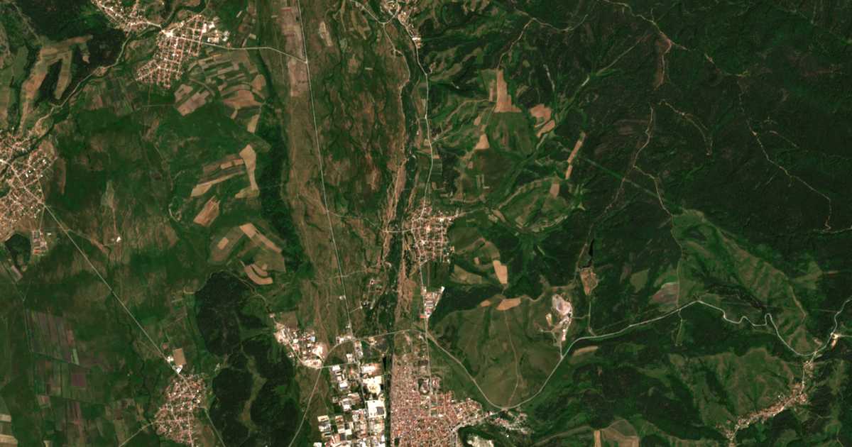 Satelitska karta: Dragušinovo