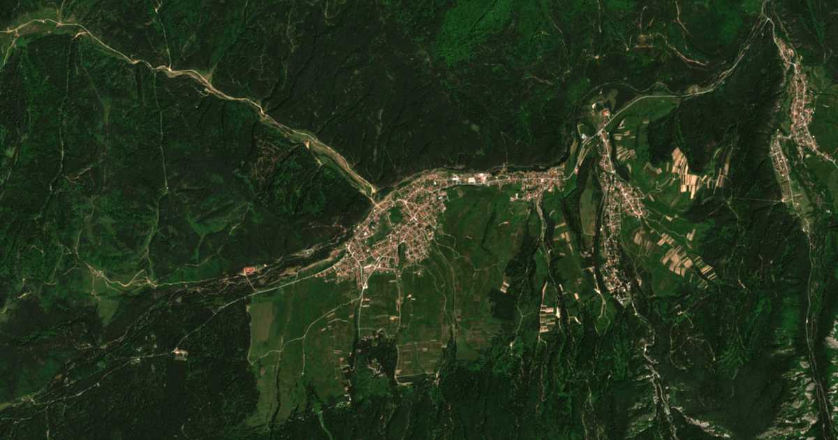 Satelitska karta: Govedarci