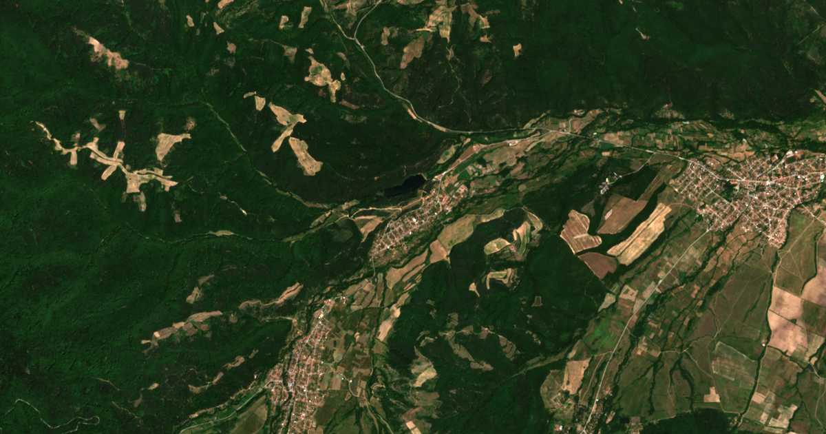 Satelitska karta: Marica