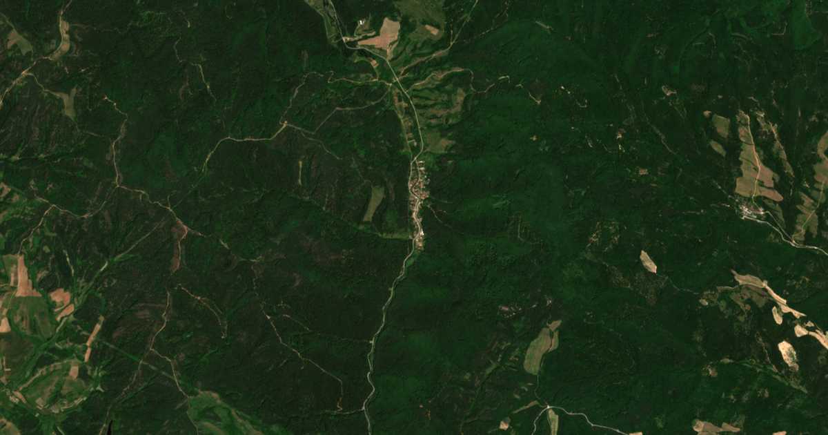Satelitska karta: Novo Selo
