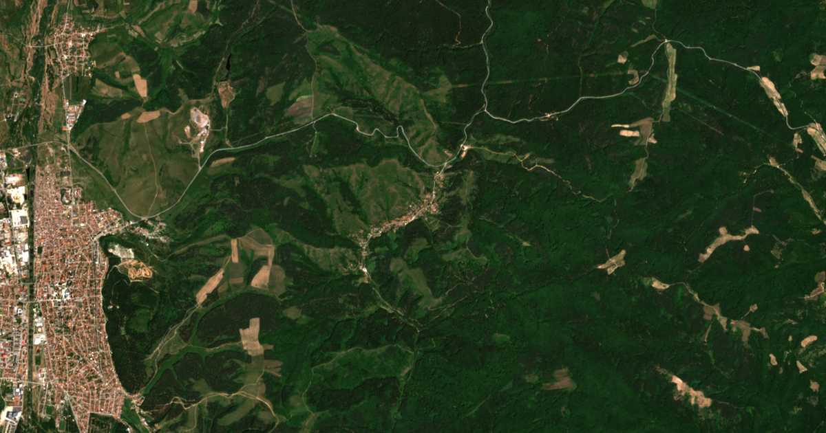 Satelitska karta: Šipočane