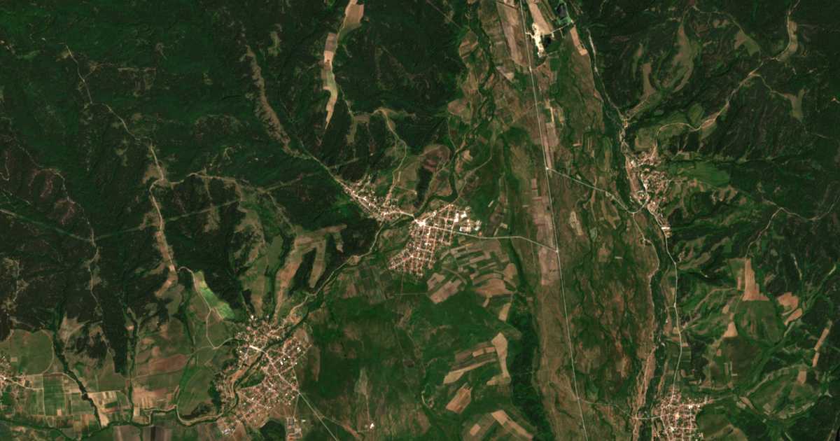 Satelitska karta: Široki Dol