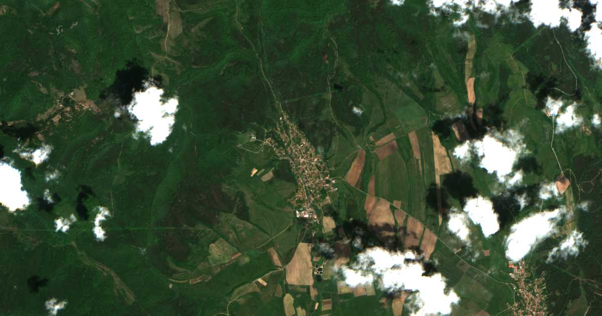 Satelitska karta: Jarlovo