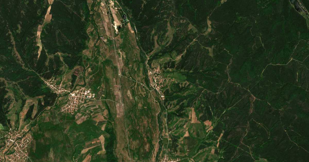 Satelitska karta: Zlokučene