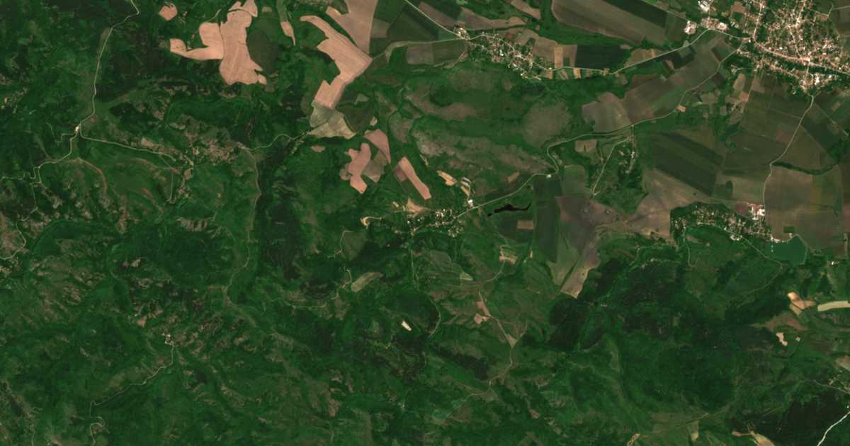 Satelitska karta: Radulovci
