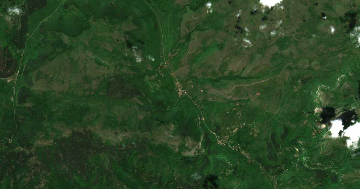 Satelitska karta: Breze