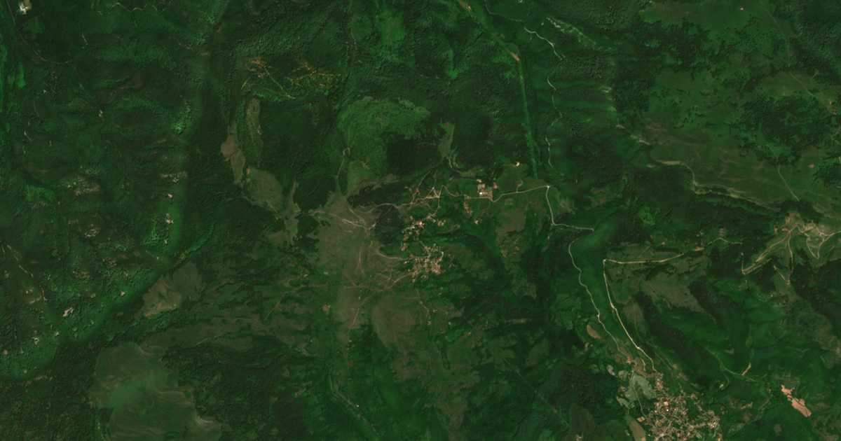 Satelitska karta: Druževo