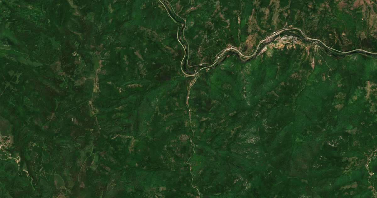 Satelitska karta: Gabrovnica