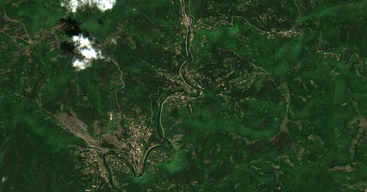 Satelitska karta: Lukovo