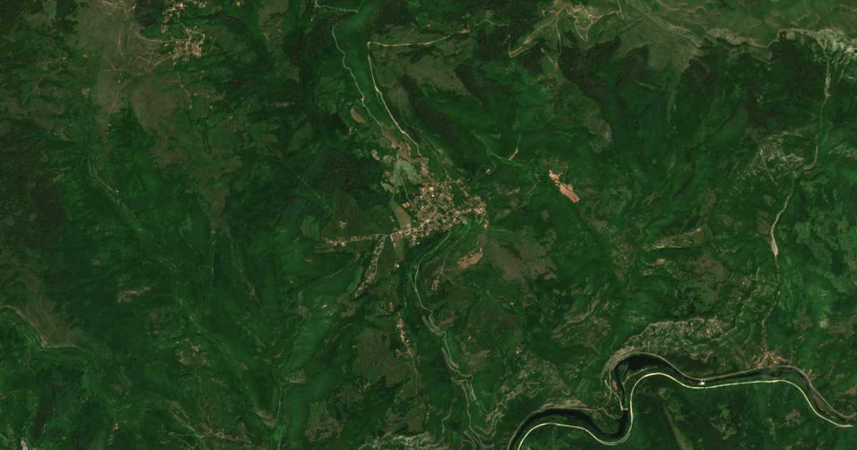 Satelitska karta: Milanovo