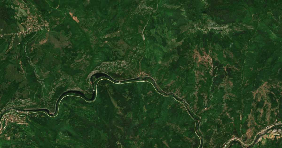 Satelitska karta: Opletnja