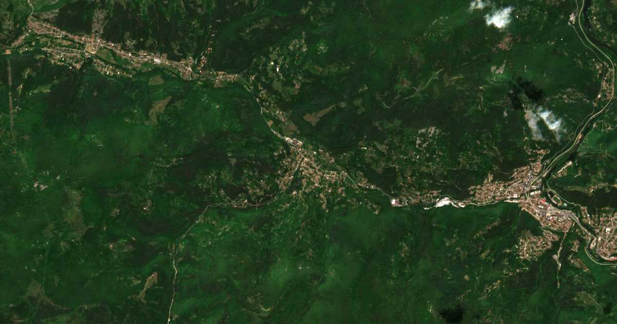 Satelitska karta: Svidnja