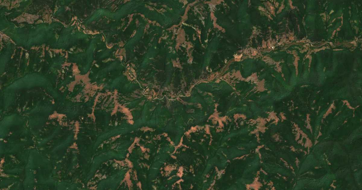 Satelitska karta: Jablanica
