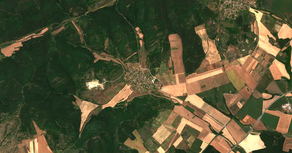 Satelitska karta: Vinarovo
