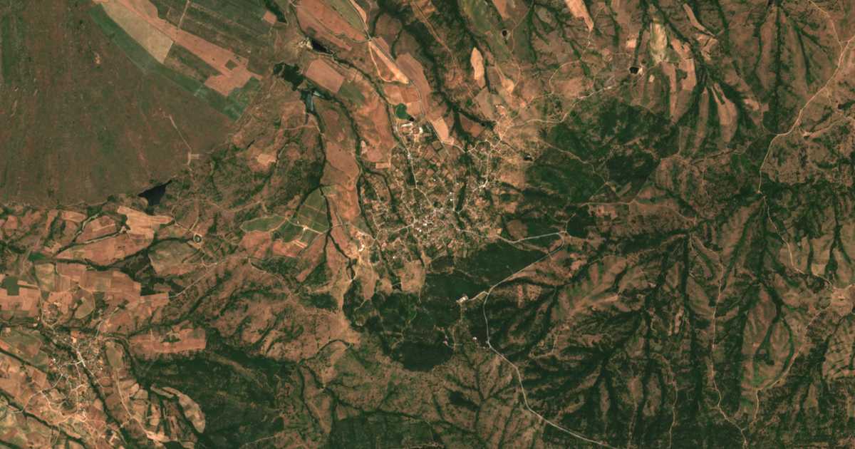 Satelitska karta: Glavan
