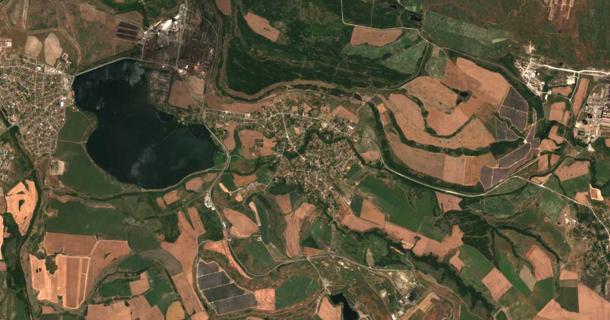 Satelitska karta: Obručište