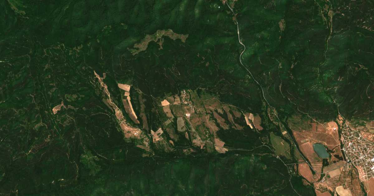 Satelitska karta: Dimovci