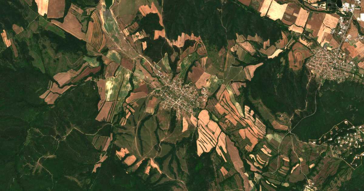 Satelitska karta: Gorno Čerkovište