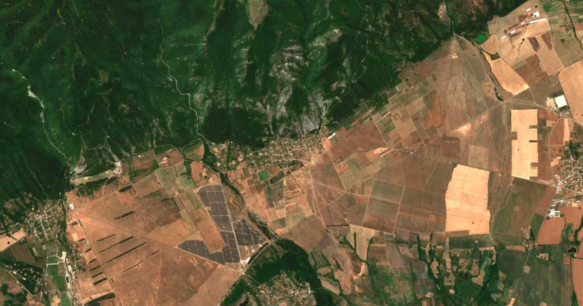 Satelitska karta: Jasenovo