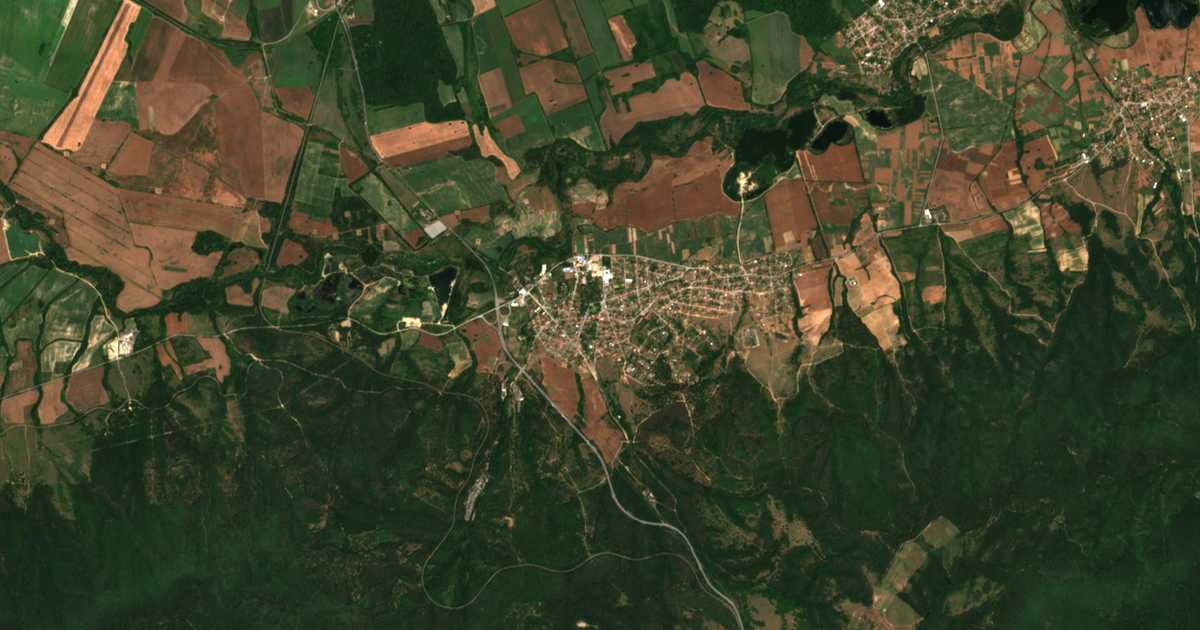 Satelitska karta: Jagoda