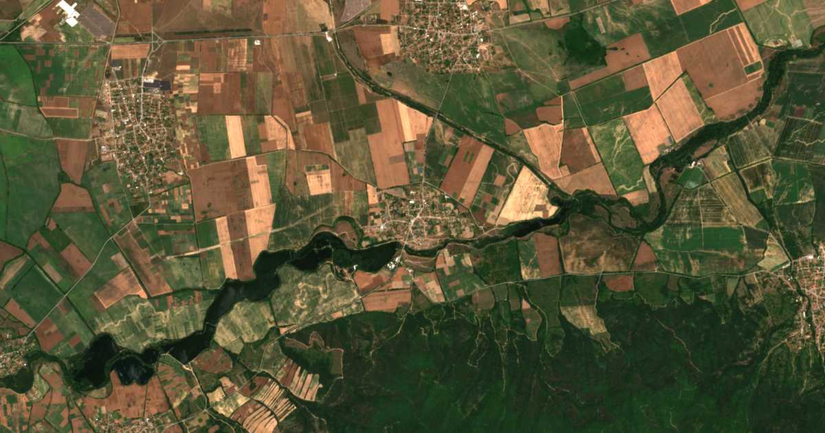 Satelitska karta: Zimnica