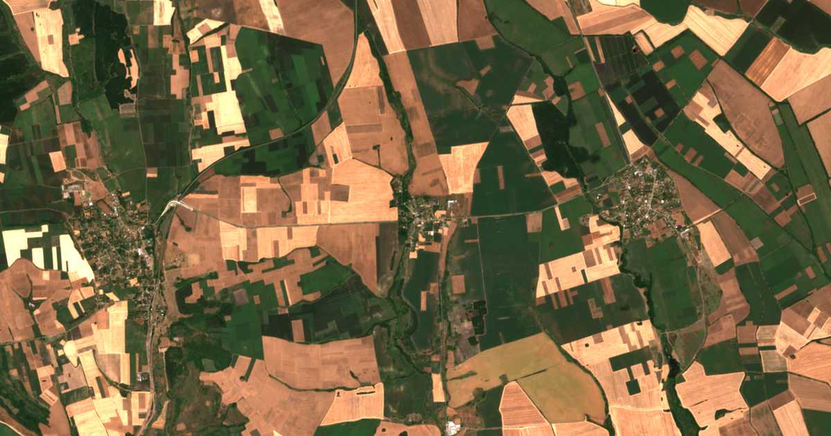 Satelitska karta: Borovo