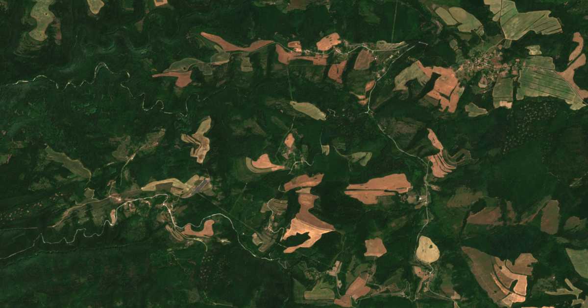 Satelitska karta: Halvadžijsko