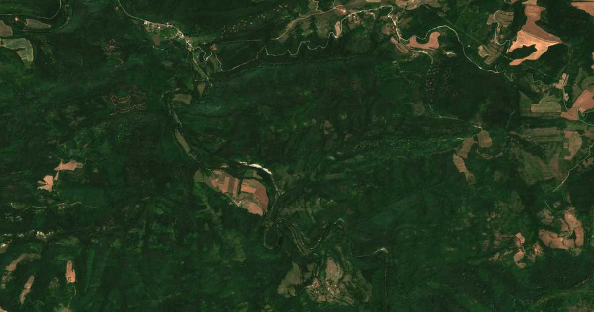 Satelitska karta: Krajpole